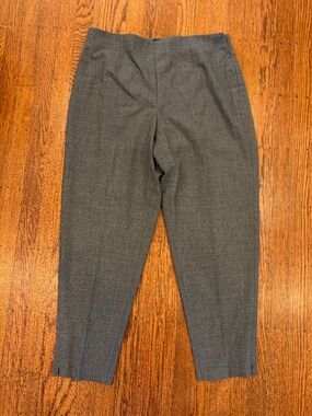 Dana Buchman Grey Trousers with Zip Ankles - Women's 16 petite